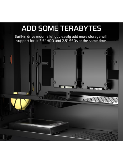 Corsair PC Case | 3200D RS ARGB | Smoke | Mid-Tower 6 Corsair PC Case | 3200D RS ARGB | Smoke | Mid-Tower 6