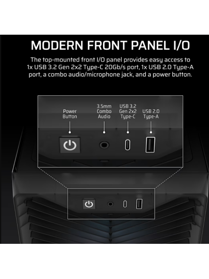 Corsair PC Case | 3200D RS ARGB | Smoke | Mid-Tower 7 Corsair PC Case | 3200D RS ARGB | Smoke | Mid-Tower 7