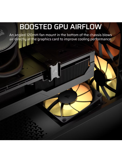 Corsair PC Case | 3200D RS | Black | Mid-Tower 3