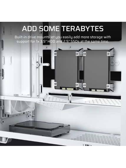 Corsair PC Case | 3200D RS | White | Mid-Tower 6 Corsair PC Case | 3200D RS | White | Mid-Tower 6