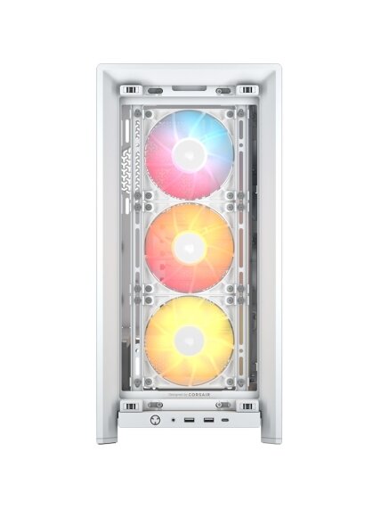 Corsair PC Case | Frame 4000D RS ARGB Modular | White | Mid-Tower 2 Corsair PC Case | Frame 4000D RS ARGB Modular | White | Mid-Tower 2