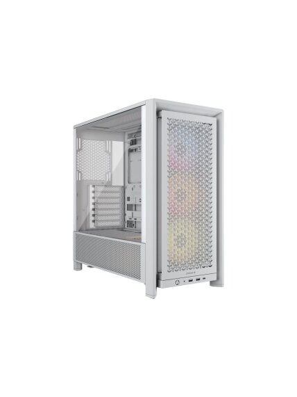 Corsair PC Case | Frame 4000D RS ARGB Modular | White | Mid-Tower