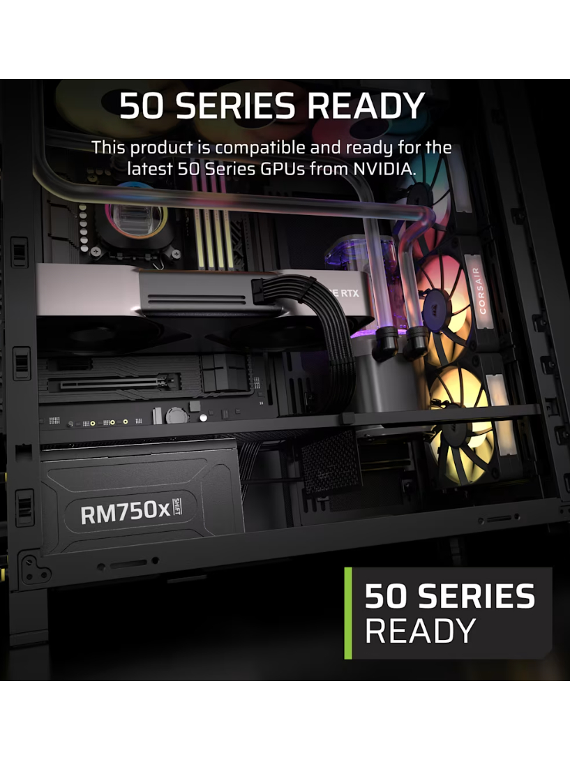 Corsair Fully Modular ATX Power Supply (EU) | RM750x SHIFT | 750 W | Black 2 Corsair Fully Modular ATX Power Supply (EU) | RM750x SHIFT | 750 W | Black 2