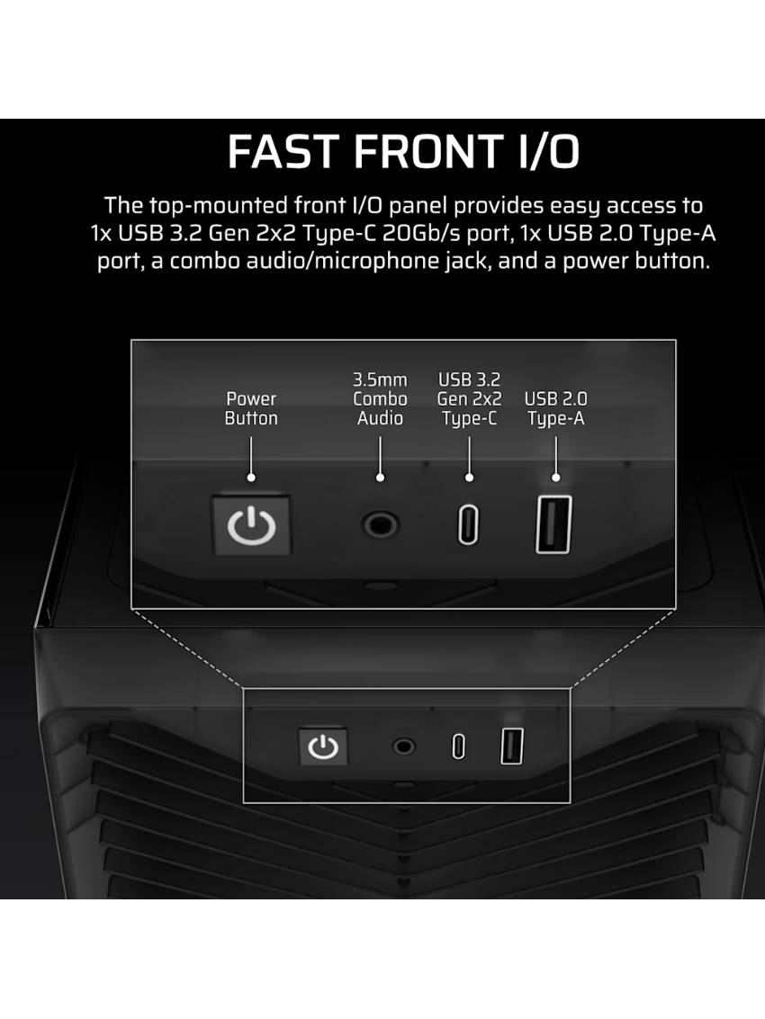 Corsair PC Case | 3200D RS | Smoke | Mid-Tower 7 Corsair PC Case | 3200D RS | Smoke | Mid-Tower 7