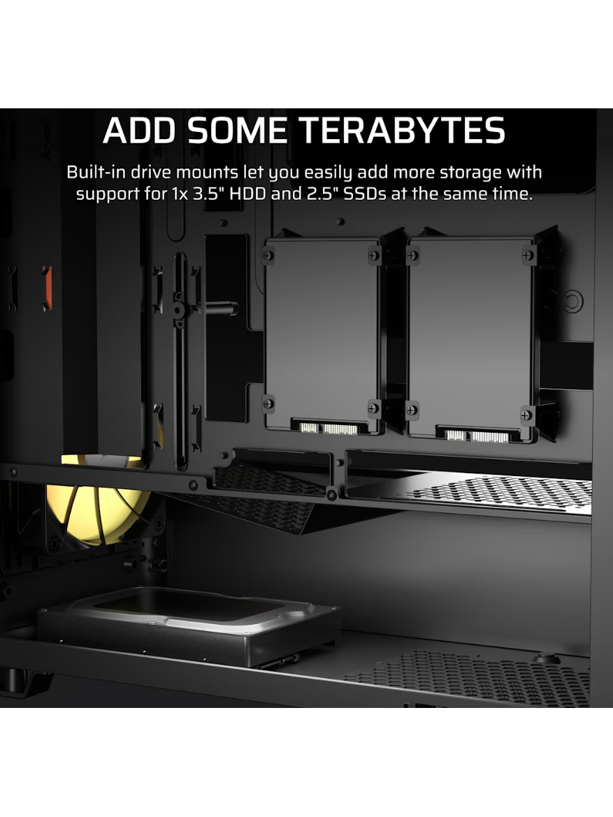 Corsair PC Case | 3200D RS | Black | Mid-Tower 6 Corsair PC Case | 3200D RS | Black | Mid-Tower 6