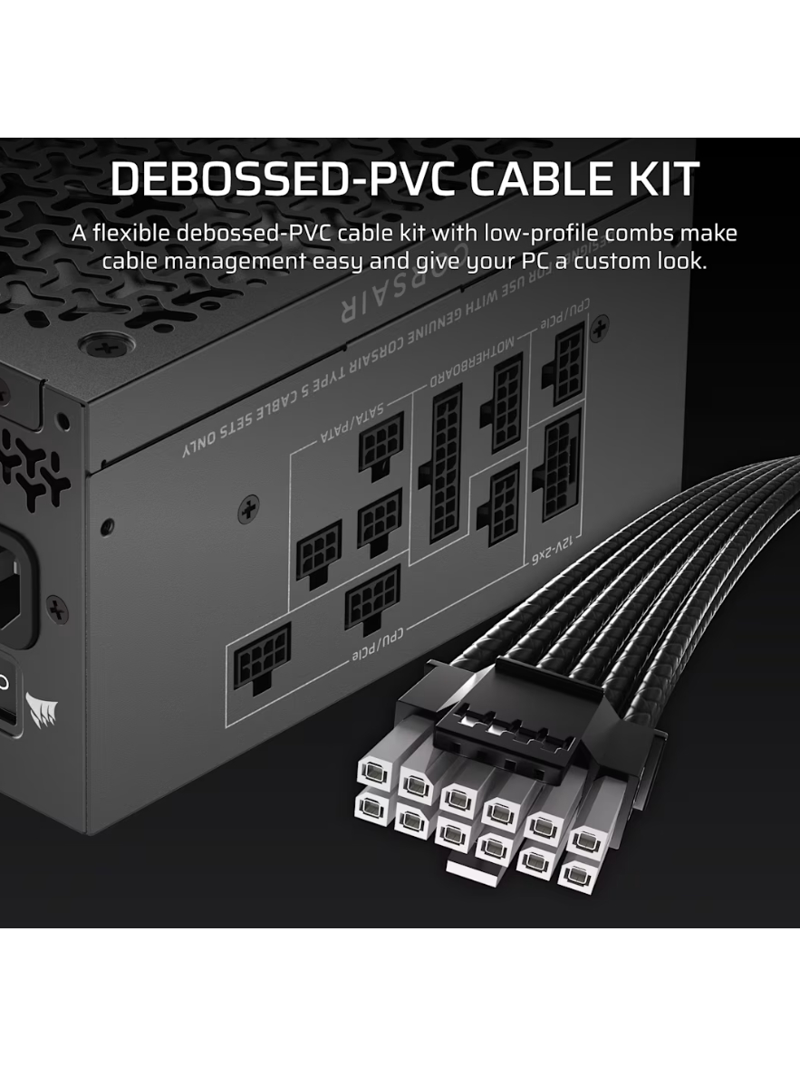 Corsair Fully Modular ATX Power Supply (EU) | RM750x SHIFT | 750 W | Black 4 Corsair Fully Modular ATX Power Supply (EU) | RM750x SHIFT | 750 W | Black 4