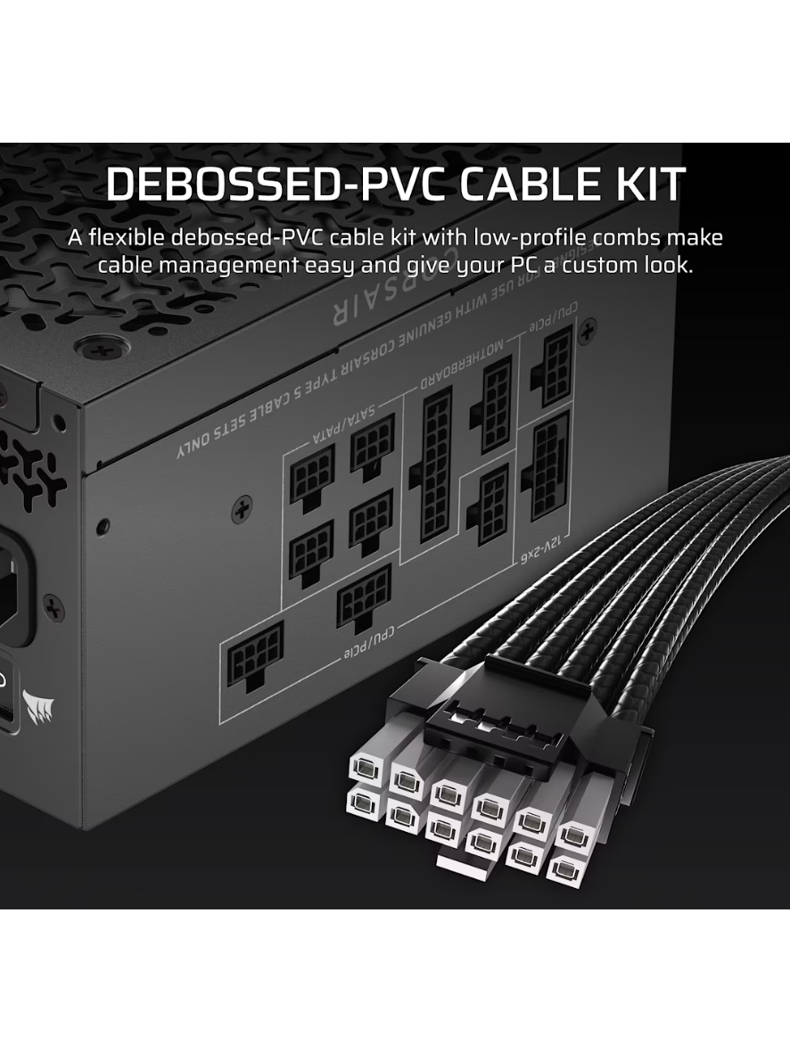 Corsair Fully Modular ATX Power Supply (EU) | RM850x SHIFT | 850 W | Black 4