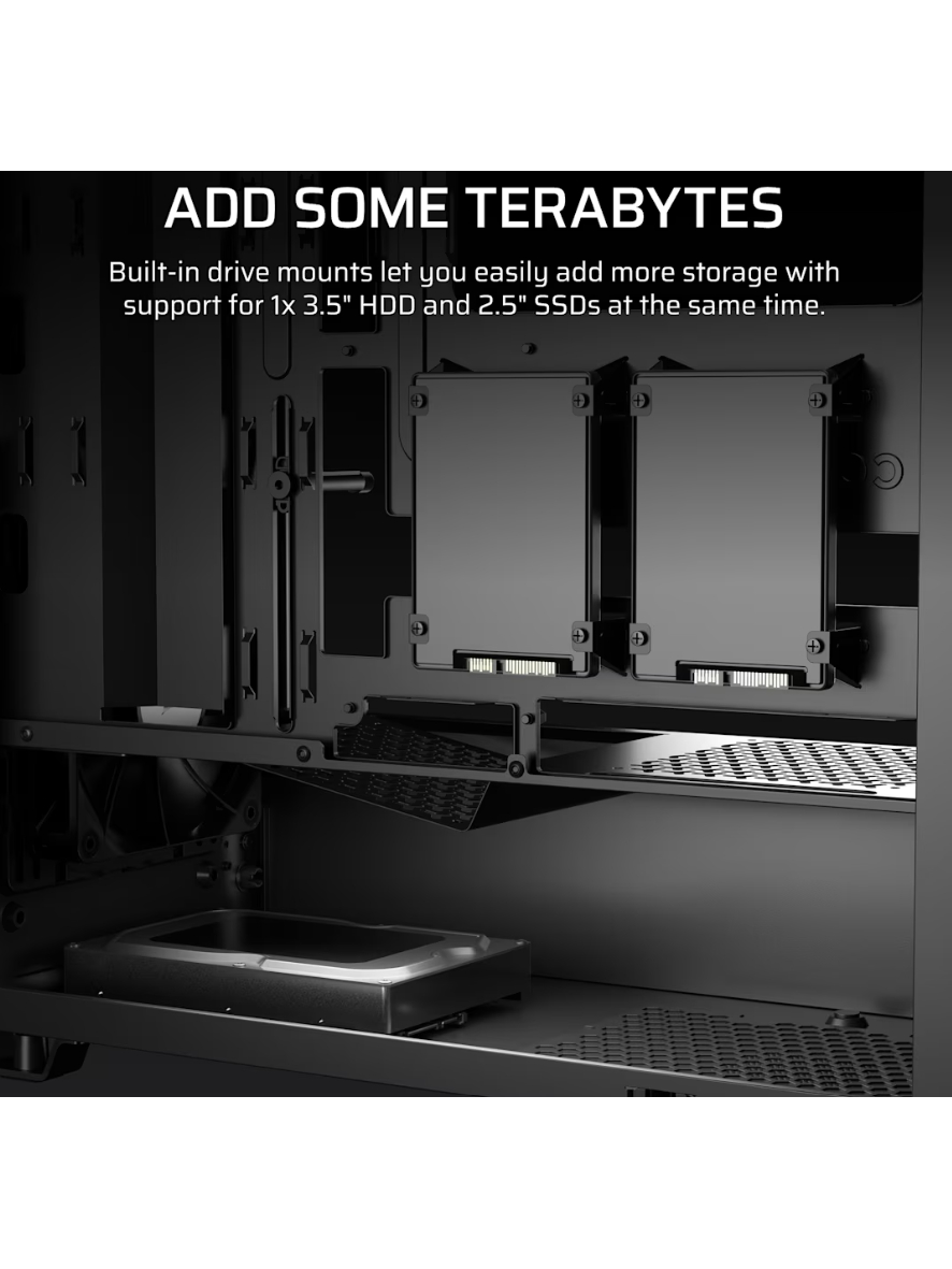 Corsair PC Case | 3200D RS | Smoke | Mid-Tower 6 Corsair PC Case | 3200D RS | Smoke | Mid-Tower 6