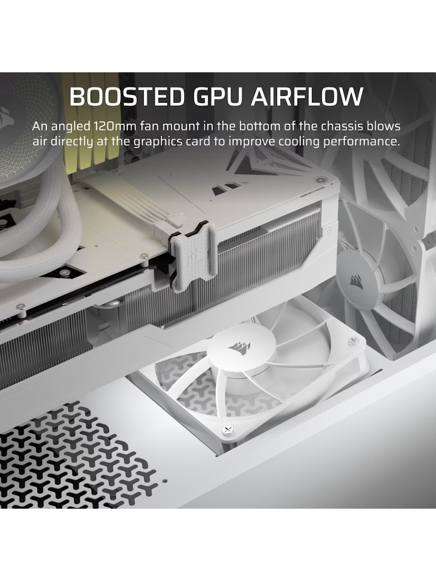 Corsair PC Case | 3200D RS | White | Mid-Tower 3 Corsair PC Case | 3200D RS | White | Mid-Tower 3