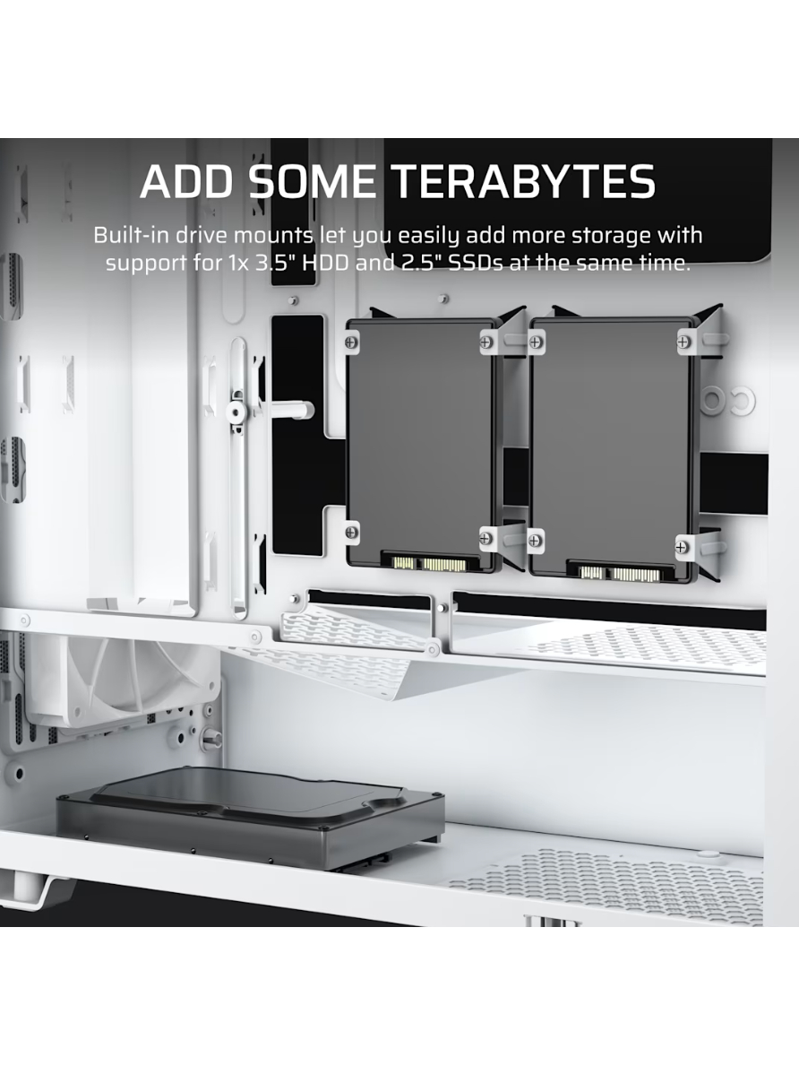 Corsair PC Case | 3200D RS | White | Mid-Tower 6 Corsair PC Case | 3200D RS | White | Mid-Tower 6