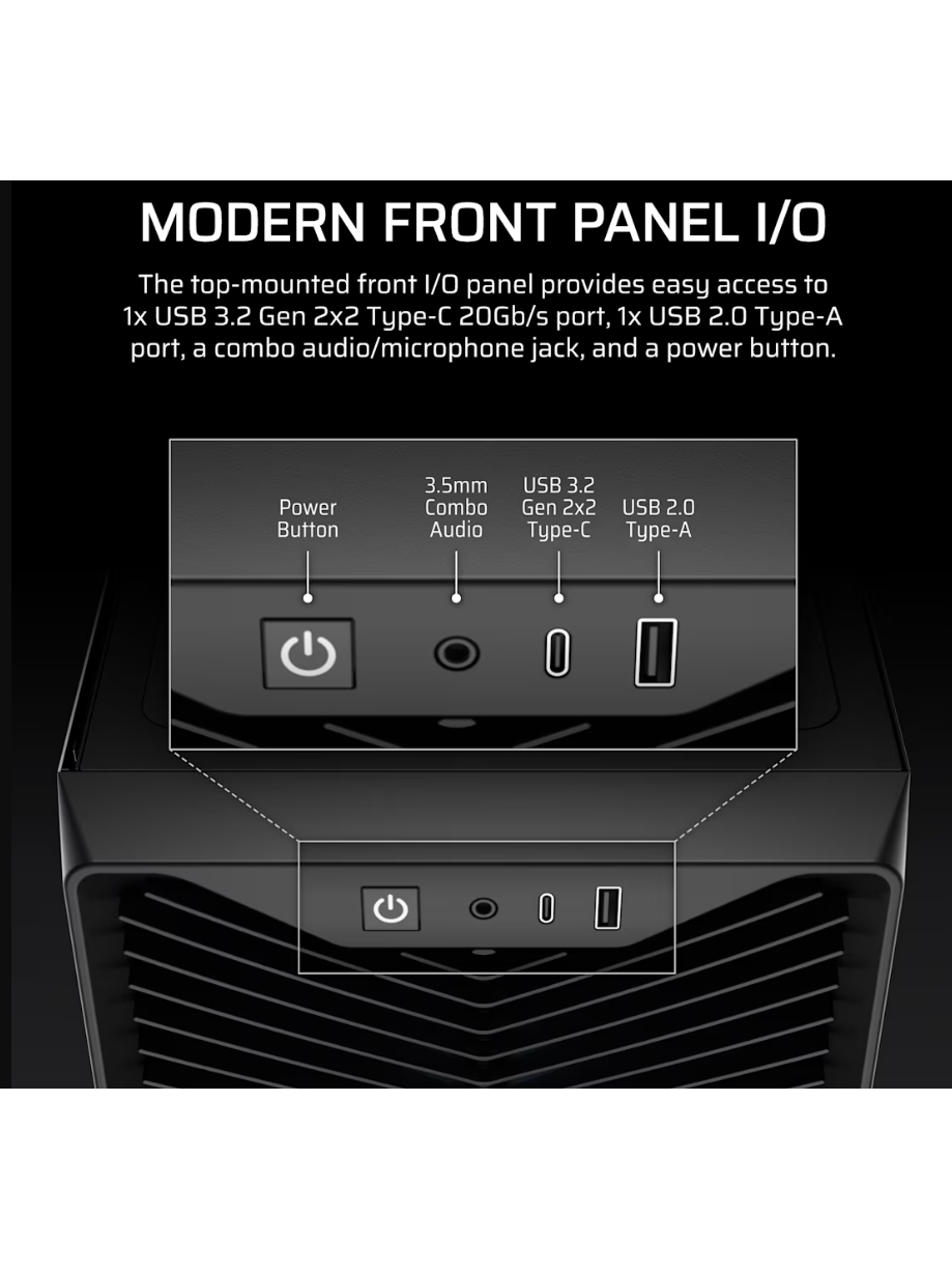 Corsair PC Case | 3200D RS | Black | Mid-Tower 7 Corsair PC Case | 3200D RS | Black | Mid-Tower 7