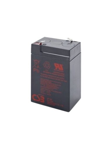 CSB Battery Battery 6V 4.5Ah F1 Pb | GP645 CSB Battery Battery 6V 4.5Ah F1 Pb | GP645
