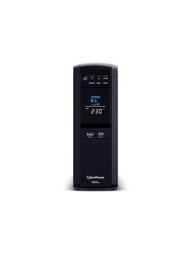CyberPower | Backup UPS Systems | CP1600EPFCLCD | 1600 VA | 1000 W 1 CyberPower | Backup UPS Systems | CP1600EPFCLCD | 1600 VA | 1000 W 1