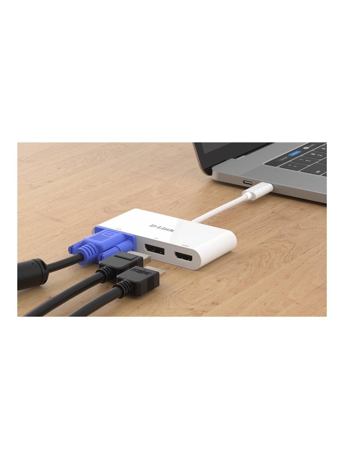 D-Link | 3-in-1 USB-C to HDMI/VGA/DisplayPort Adapter | DUB-V310 | USB hub | USB Type-C 3 D-Link | 3-in-1 USB-C to HDMI/VGA/DisplayPort Adapter | DUB-V310 | USB hub | USB Type-C 3