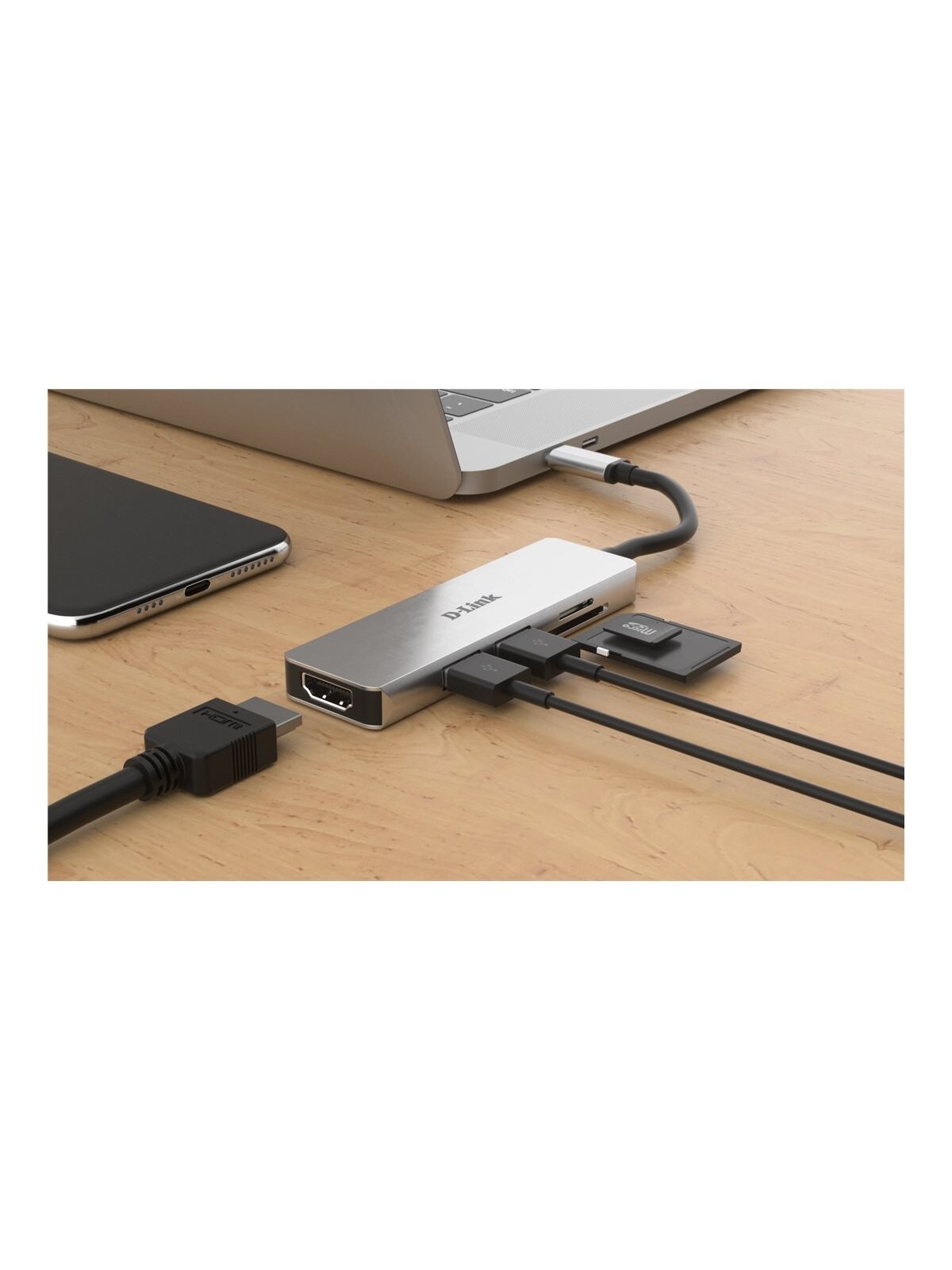 D-Link | 5-in-1 USB-C™ Hub with HDMI and SD/microSD Card Reader | DUB-M530 | USB Type-C 3 D-Link | 5-in-1 USB-C™ Hub with HDMI and SD/microSD Card Reader | DUB-M530 | USB Type-C 3