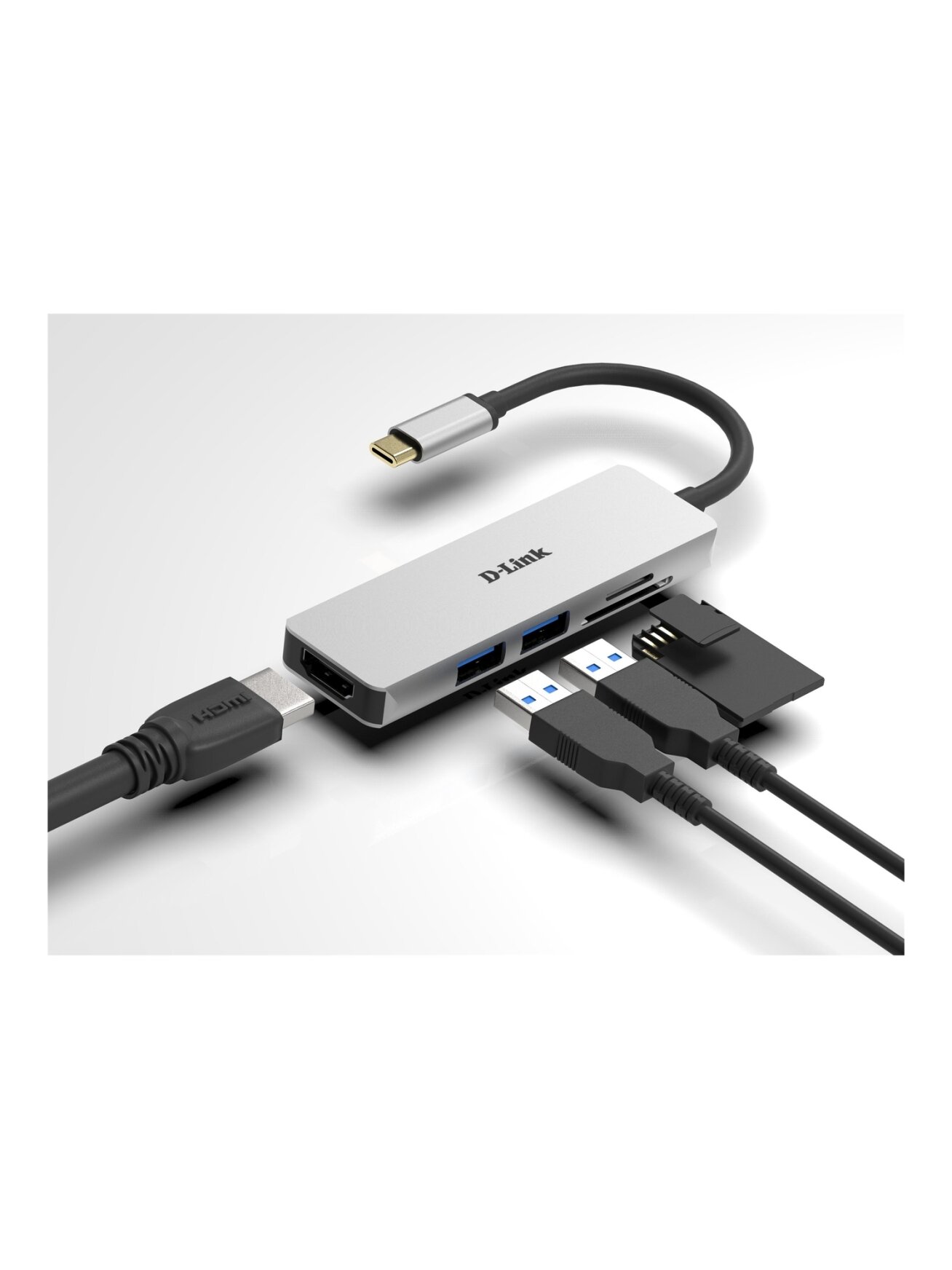 D-Link | 5-in-1 USB-C™ Hub with HDMI and SD/microSD Card Reader | DUB-M530 | USB Type-C 2 D-Link | 5-in-1 USB-C™ Hub with HDMI and SD/microSD Card Reader | DUB-M530 | USB Type-C 2