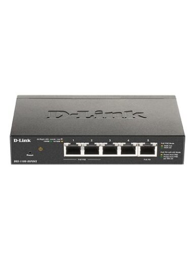 D-Link | 5-Port Gigabit PoE Smart Managed Switch and PoE Extender | DGS-1100-05PDV2 | Web managed | Desktop | Power supply type External