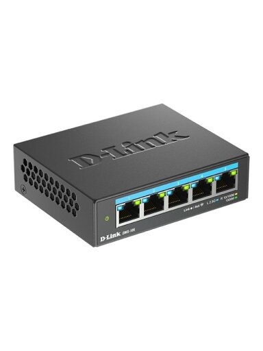 D-Link DMS-105/E | 5-Port 2.5G Multi-Gigabit Desktop Switch | Desktop | Unmanaged