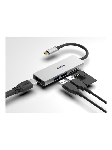 D-Link | 5-in-1 USB-C™ Hub with HDMI and SD/microSD Card Reader | DUB-M530 | USB Type-C 2 D-Link | 5-in-1 USB-C™ Hub with HDMI and SD/microSD Card Reader | DUB-M530 | USB Type-C 2