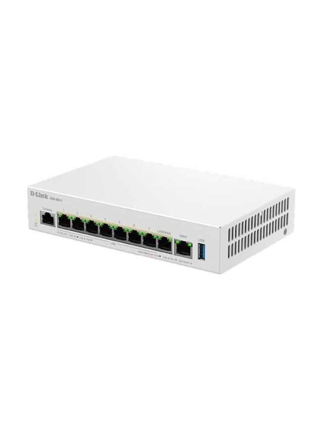 D-Link Wireless router | DBR-600-P/E | 10/100/1000 Mbit/s | Ethernet LAN (RJ-45) ports 8 | Mesh Support Yes | MU-MiMO No | No mobile broadband 1