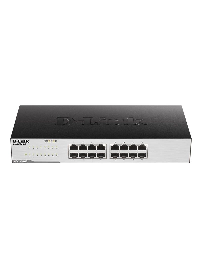 D-Link | 16-Port Gigabit Easy Desktop Switch | GO-SW-16G/E | Unmanaged | Desktop/Rackmountable | 24 month(s) 1