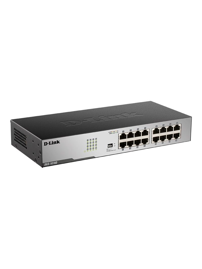 D-Link | 16-Port Gigabit Unmanaged Desktop Switch | DGS-1016D | Unmanaged | Desktop 1 D-Link | 16-Port Gigabit Unmanaged Desktop Switch | DGS-1016D | Unmanaged | Desktop 1