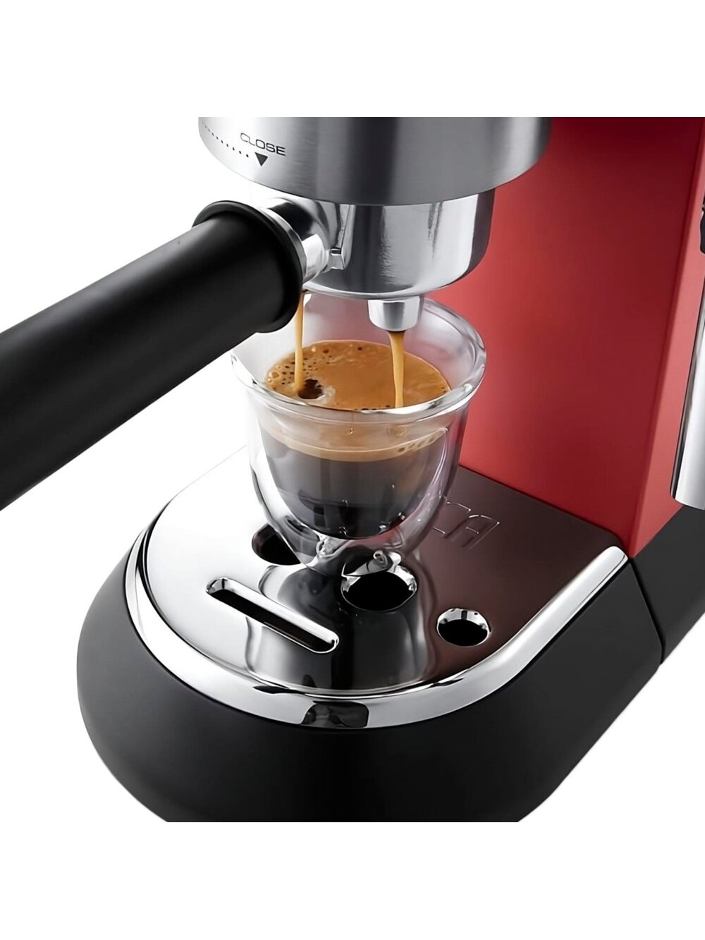 Delonghi | Espresso Coffee Maker | Dedica Style EC 685.R | Pump pressure 15 bar | Built-in milk frother | Semi-automatic | 1300 W | Red 3 Delonghi | Espresso Coffee Maker | Dedica Style EC 685.R | Pump pressure 15 bar | Built-in milk frother | Semi-automatic | 1300 W | Red 3