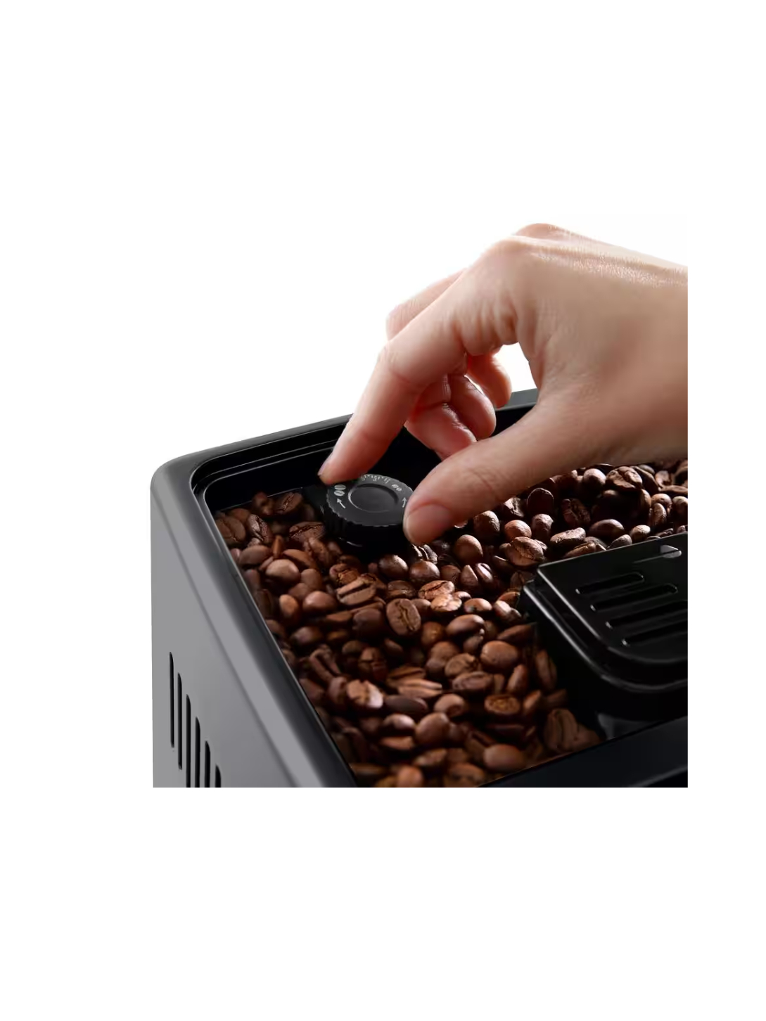 Delonghi | Coffee Maker | Dinamica Plus ECAM380.85.SB | Pump pressure 15 bar | Built-in milk frother | Automatic | 1450 W | Stainless Steel/Black 2 Delonghi | Coffee Maker | Dinamica Plus ECAM380.85.SB | Pump pressure 15 bar | Built-in milk frother | Automatic | 1450 W | Stainless Steel/Black 2