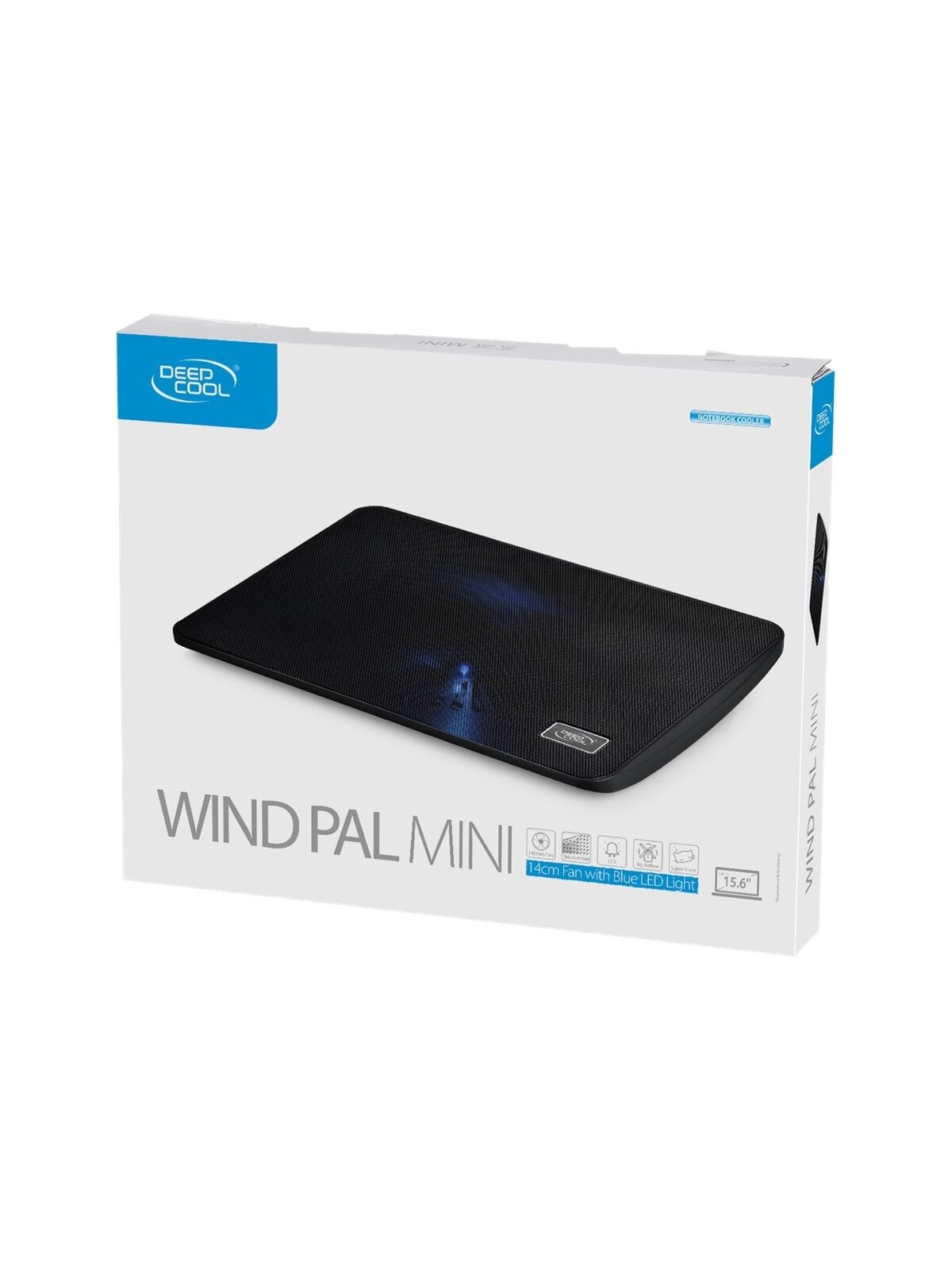 Deepcool | Wind Pal Mini | Notebook cooler up to 15.6" | 340X250X25mm mm | 575g g 7 Deepcool | Wind Pal Mini | Notebook cooler up to 15.6" | 340X250X25mm mm | 575g g 7