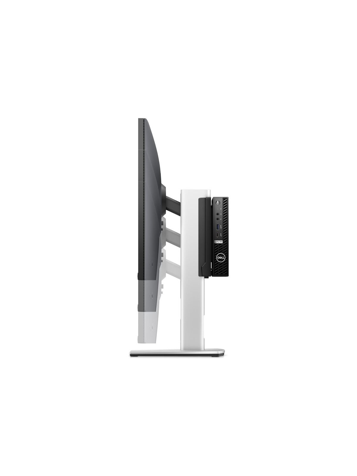 Dell | Desk Mount | OptiPlex Micro AIO MFS22 | Tilt, swivel, height adjustment, pivot | 19-27 " | Silver 8 Dell | Desk Mount | OptiPlex Micro AIO MFS22 | Tilt, swivel, height adjustment, pivot | 19-27 " | Silver 8