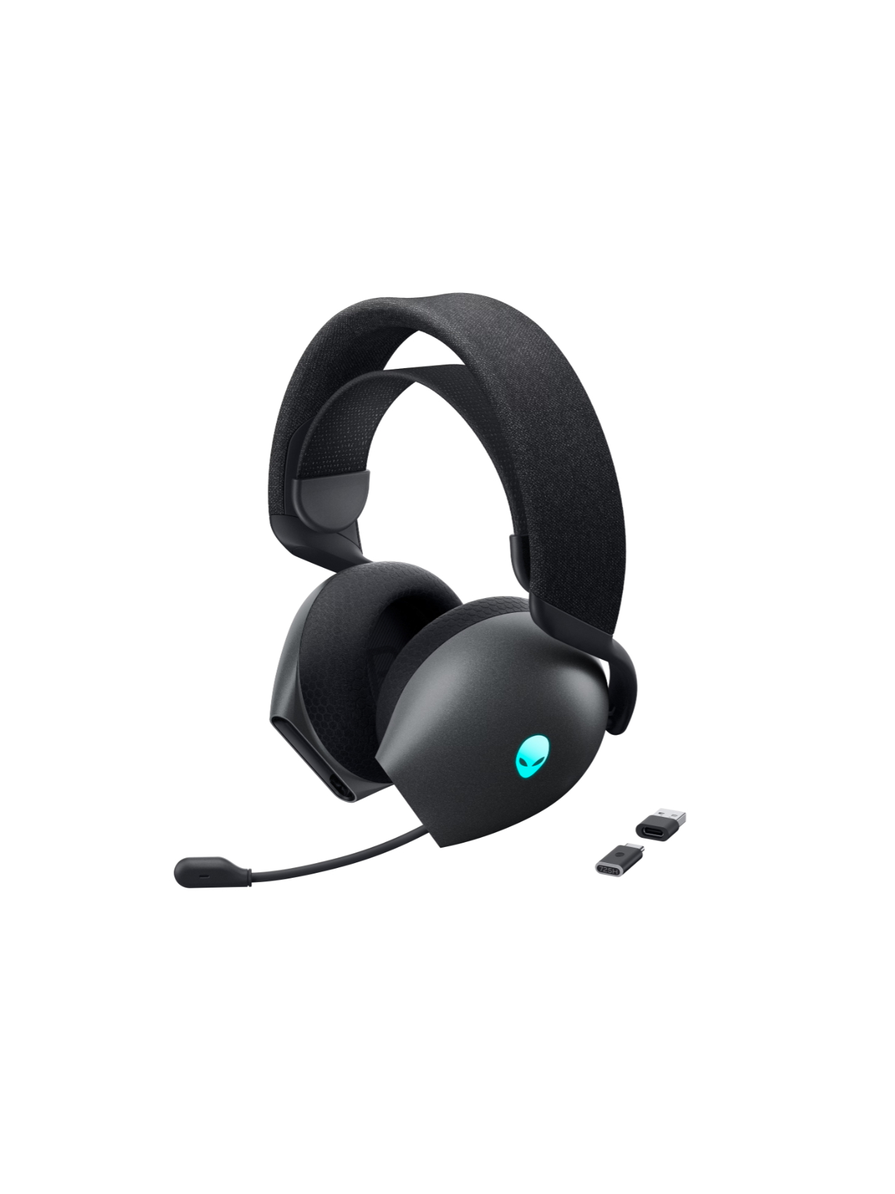 Dell Gaming Headset | Alienware Tri Mode AW725H | Bluetooth | Over-Ear | Microphone | Dark Side of the Moon | Noise canceling | Wireless Dell Gaming Headset | Alienware Tri Mode AW725H | Bluetooth | Over-Ear | Microphone | Dark Side of the Moon | Noise canceling | Wireless