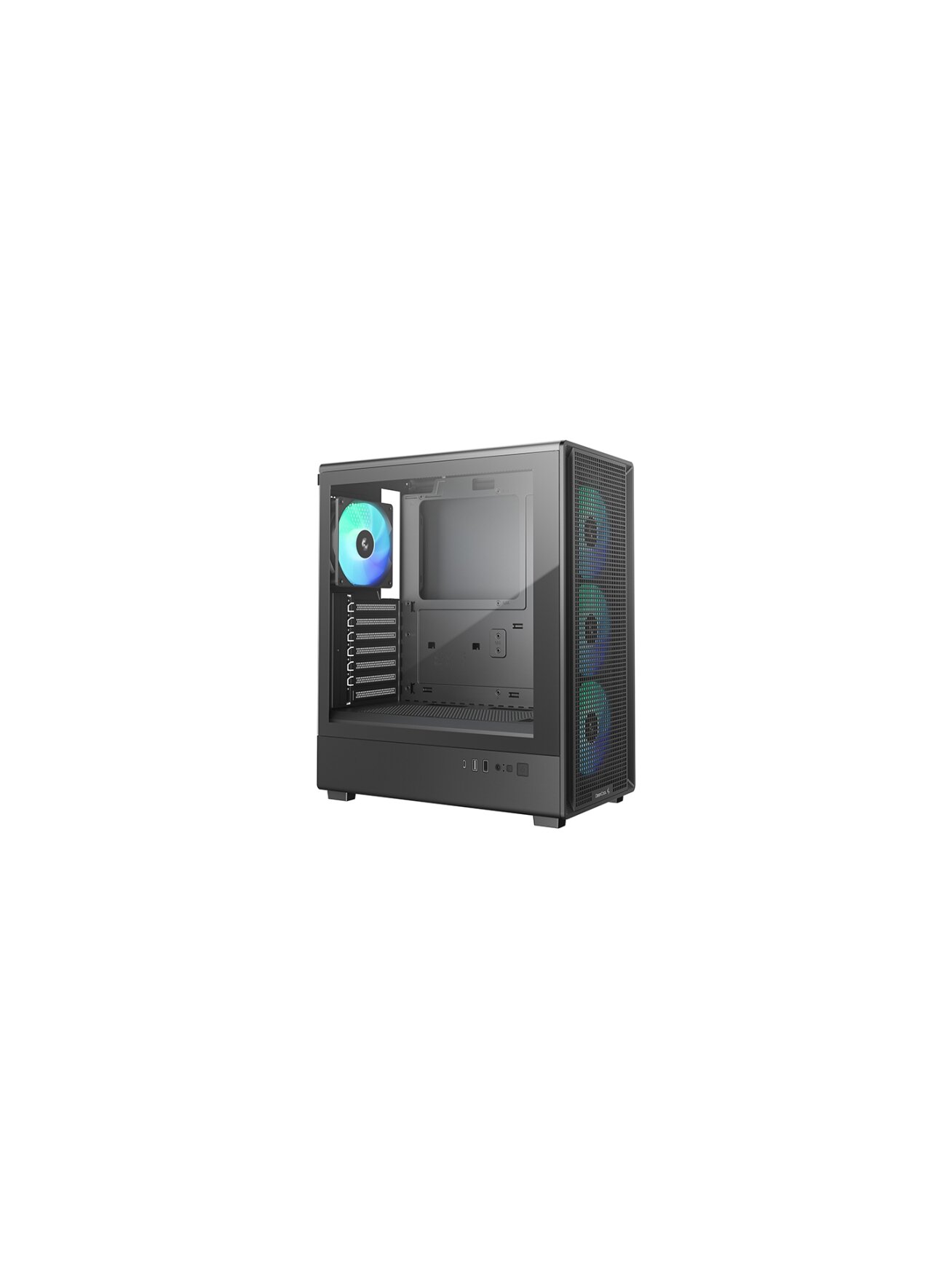 Deepcool Case | CC550 4F | Mid Tower | ATX PS2 (maximum length: 180 mm) | Black 1