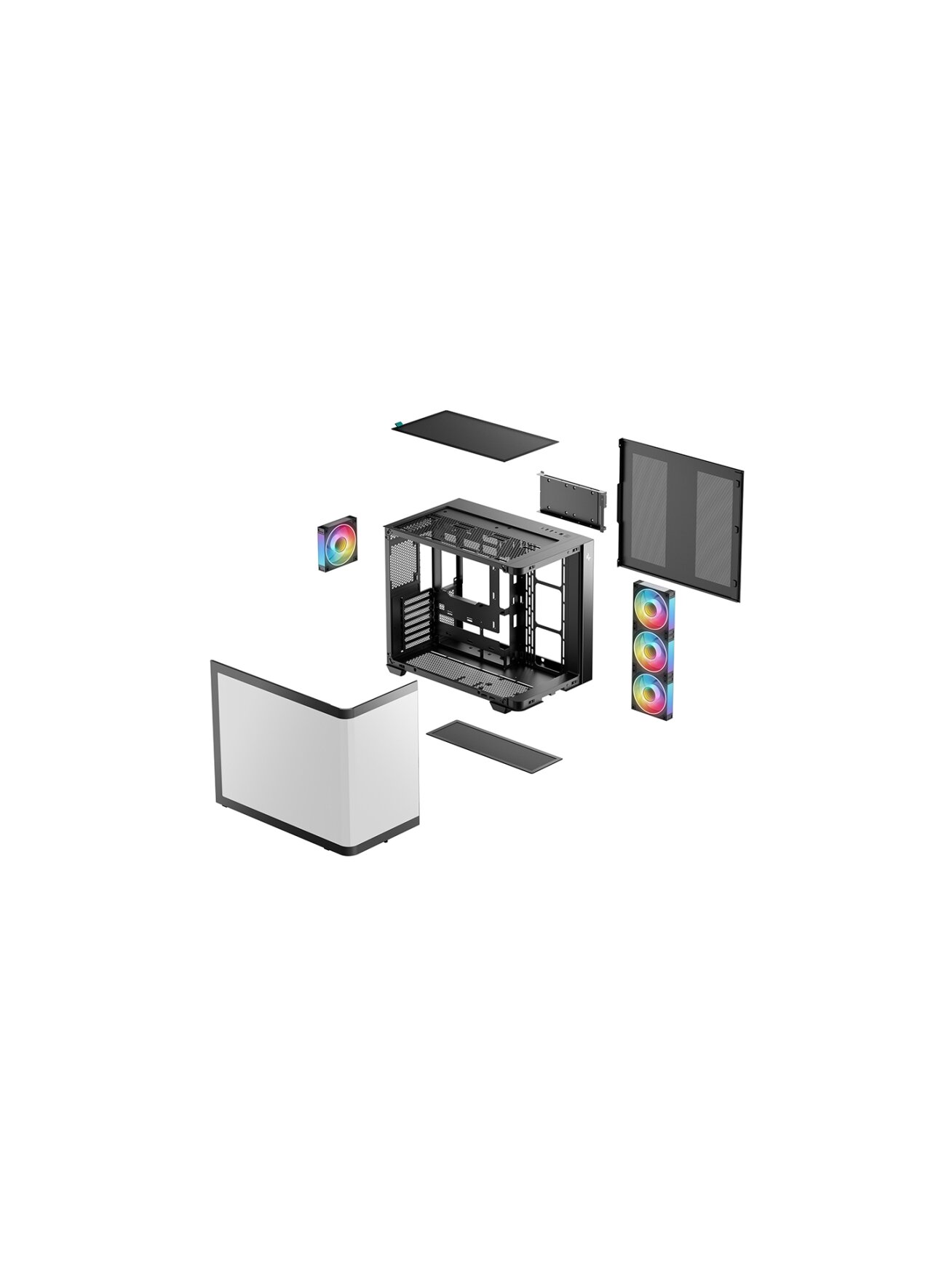 Deepcool Case | CG530U 4F | Black | Midi Tower 7 Deepcool Case | CG530U 4F | Black | Midi Tower 7