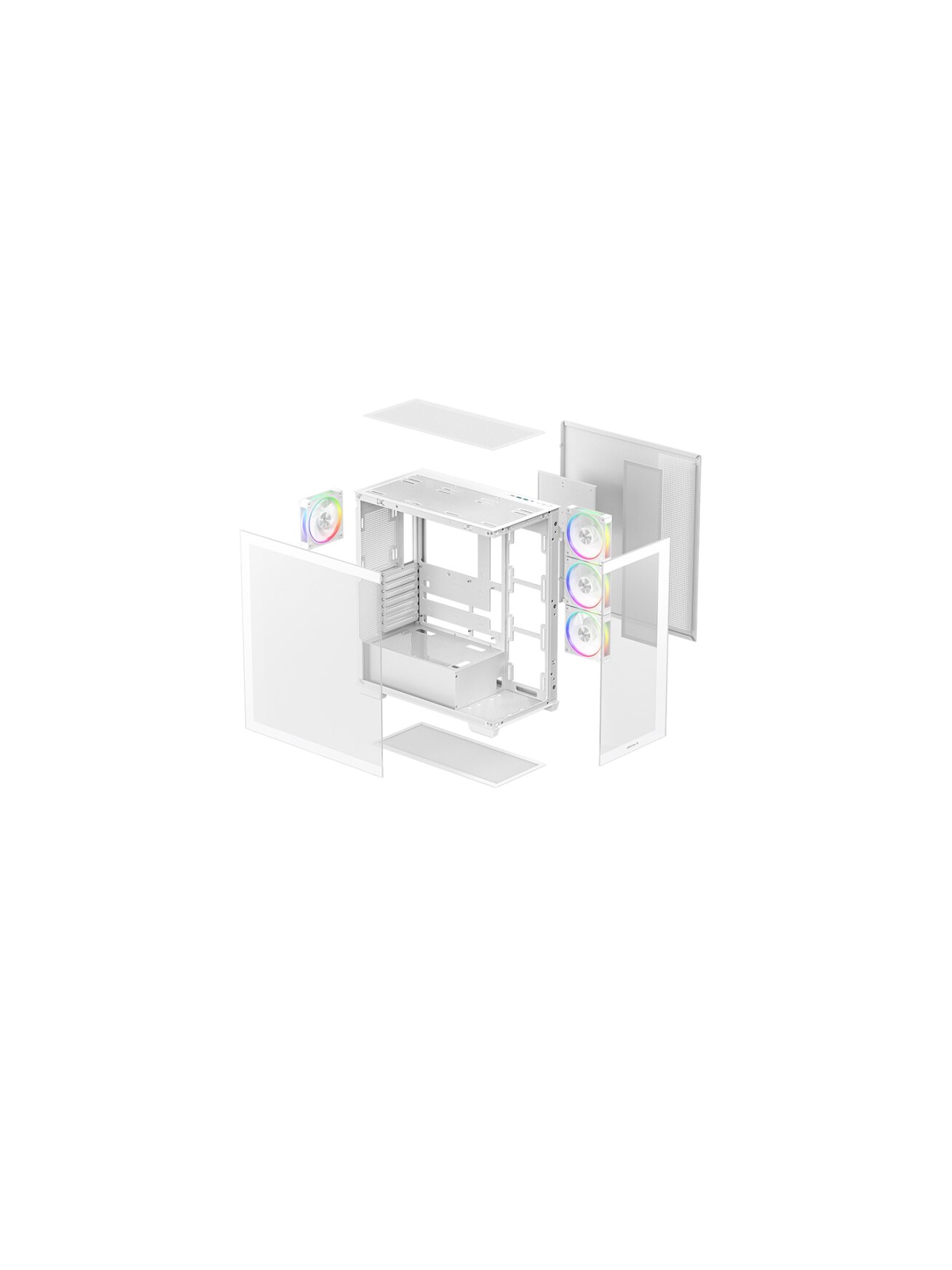 Deepcool Case | CG580 4F V2 WH | White | ATX 10 Deepcool Case | CG580 4F V2 WH | White | ATX 10