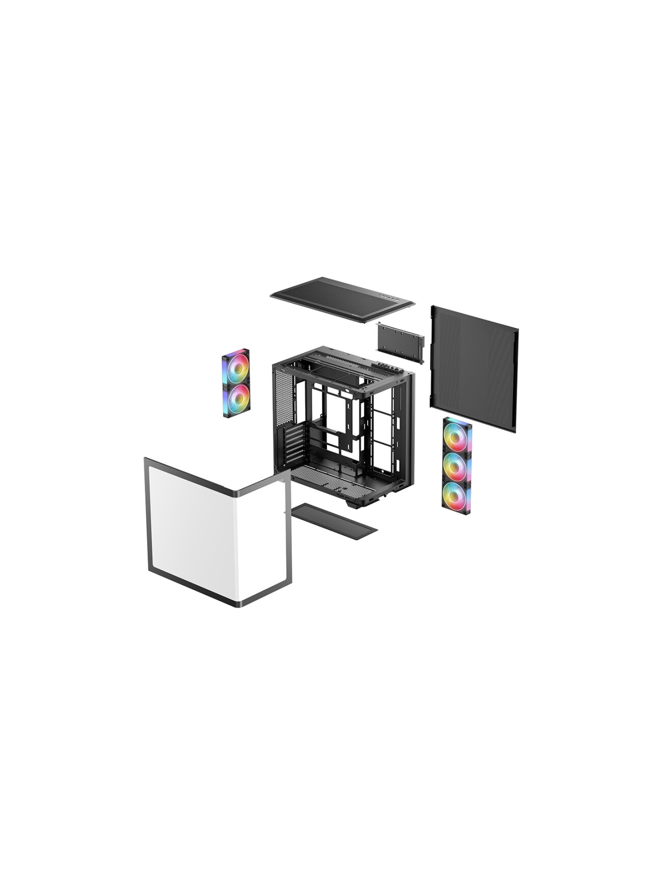 Deepcool Case | CG590U 5F | Midi-Tower | ATX PS2 | Black 7 Deepcool Case | CG590U 5F | Midi-Tower | ATX PS2 | Black 7