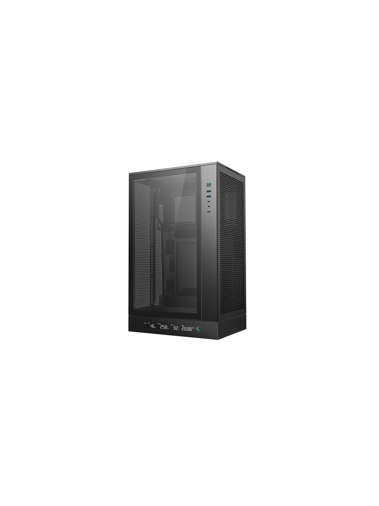 Deepcool CH270 DIGITAL | Black | Mini-Tower | ATX PS2 2 Deepcool CH270 DIGITAL | Black | Mini-Tower | ATX PS2 2