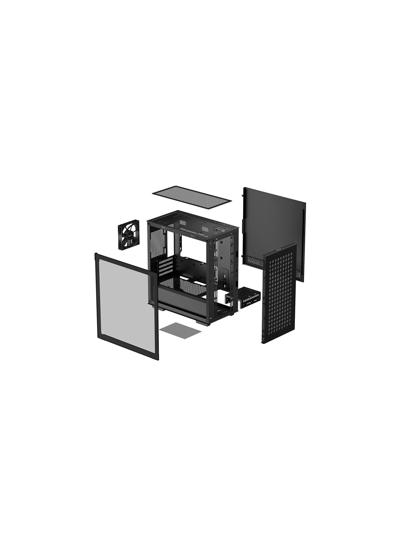 Deepcool | CH370 | Side window | Black | Micro ATX | ATX PS2 11 Deepcool | CH370 | Side window | Black | Micro ATX | ATX PS2 11