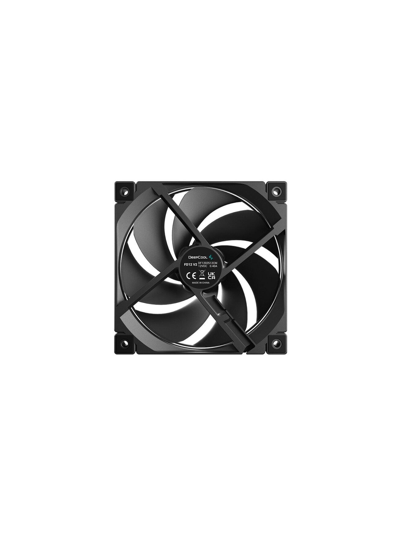 Deepcool Cooling Fan | FD12 V2 | Black 2 Deepcool Cooling Fan | FD12 V2 | Black 2