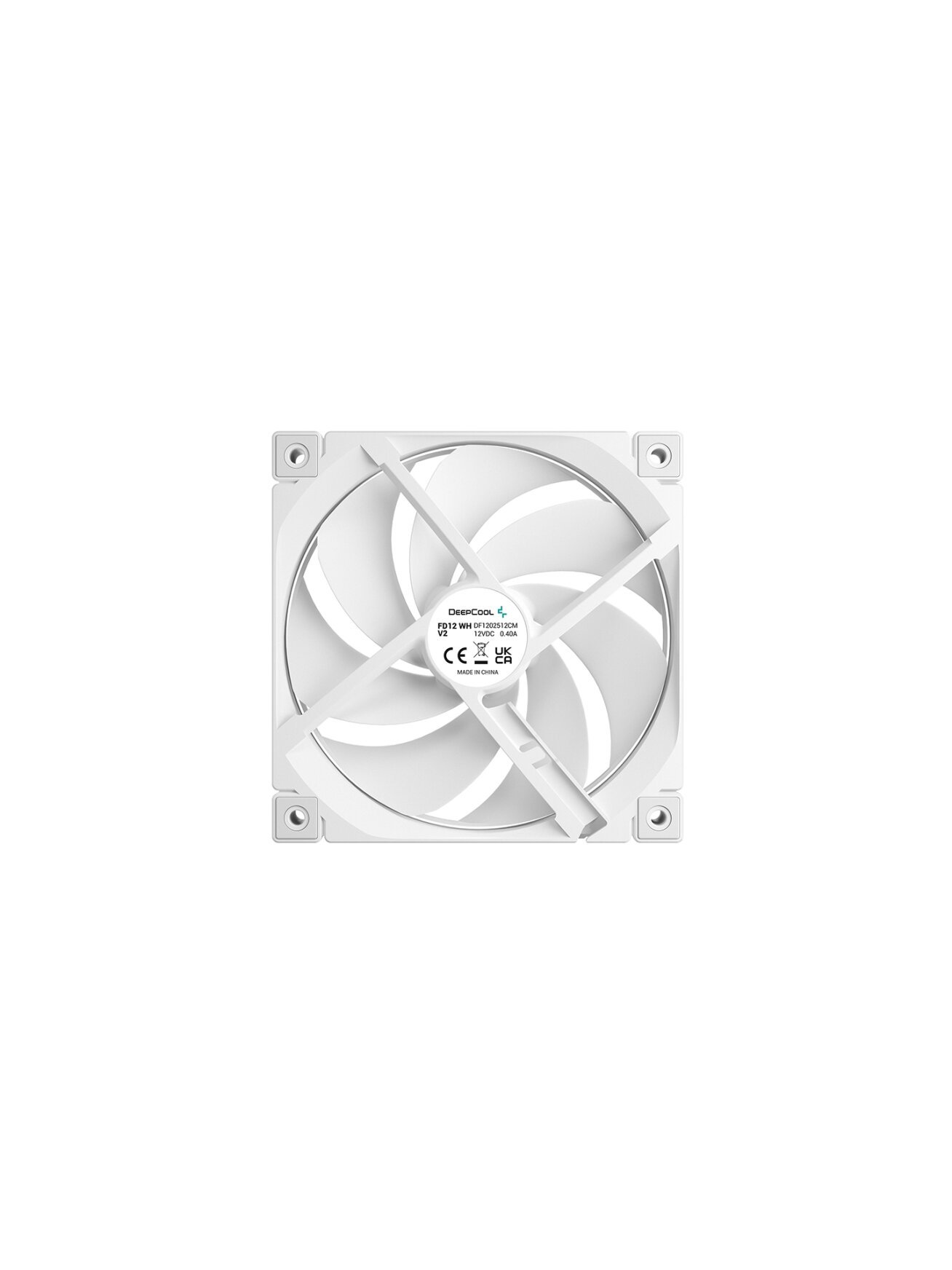 Deepcool Cooling Fan | FD12 WH V2 | White 2 Deepcool Cooling Fan | FD12 WH V2 | White 2