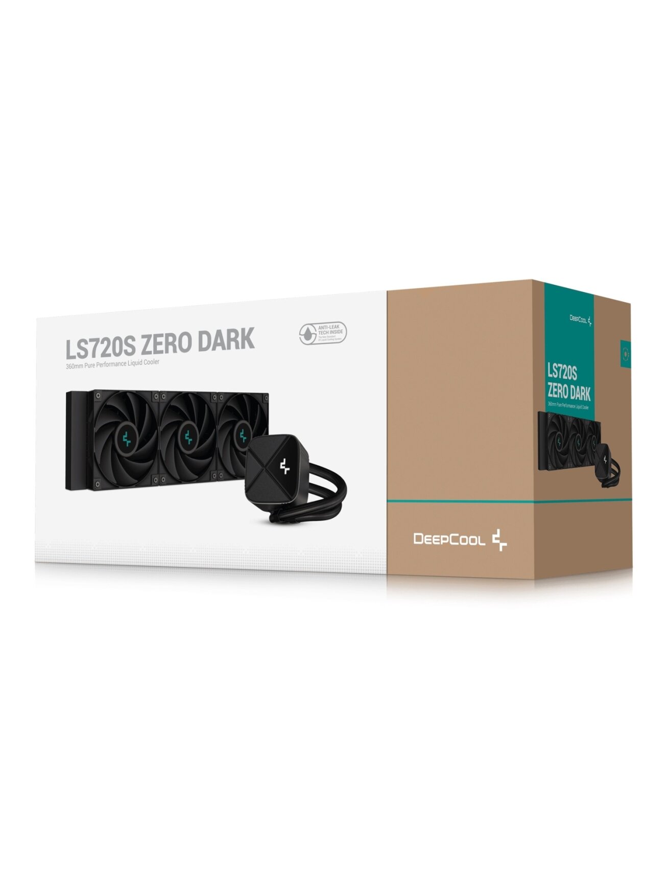 Deepcool | Digital Liquid CPU Cooler | LS720S ZERO DARK | Intel, AMD 2 Deepcool | Digital Liquid CPU Cooler | LS720S ZERO DARK | Intel, AMD 2