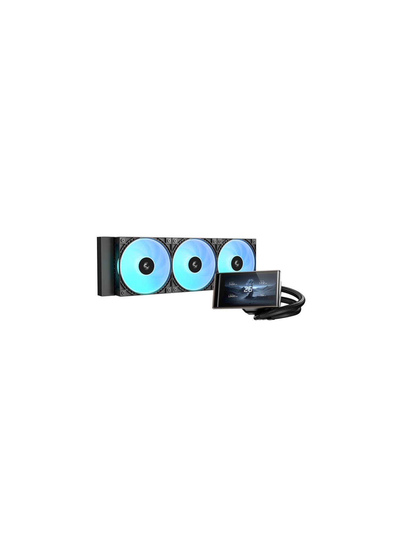 Deepcool LT360 VISION ARGB | Liquid Cooler | Black | Intel, AMD Deepcool LT360 VISION ARGB | Liquid Cooler | Black | Intel, AMD