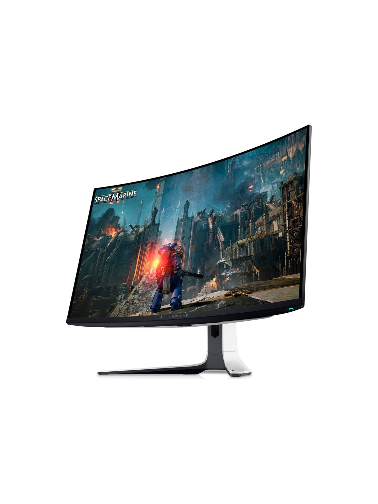 Dell | Curved Screen Gaming Monitor | AW3225QF | 31.6 " | OLED | 4K UHD | 16:9 | 240 Hz | 0.03 ms | 3840 x 2160 pixels | 1000 cd/m² | Power connector, Security-lock slot, Joystick, USB-A, USB-B, USB-C, HDMI, DispalyPort | HDMI ports quantity 2 | White / B 1