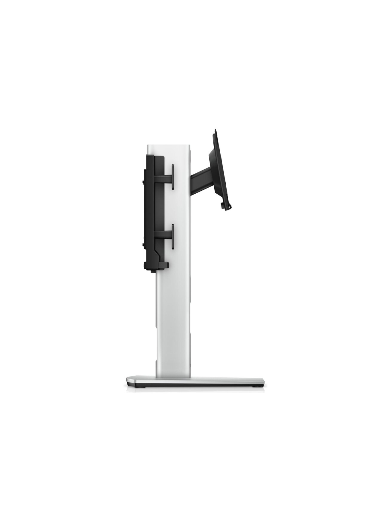 Dell | Desk Mount | OptiPlex Micro AIO MFS22 | Tilt, swivel, height adjustment, pivot | 19-27 " | Silver 1
