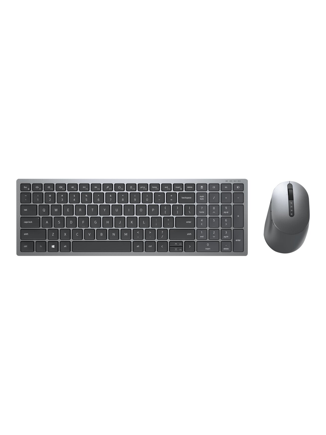 Dell | Keyboard and Mouse | KM7120W | Keyboard and Mouse Set | Wireless | Batteries included | Bluetooth | Wireless connection | Russian | Titan Gray 1 Dell | Keyboard and Mouse | KM7120W | Keyboard and Mouse Set | Wireless | Batteries included | Bluetooth | Wireless connection | Russian | Titan Gray 1