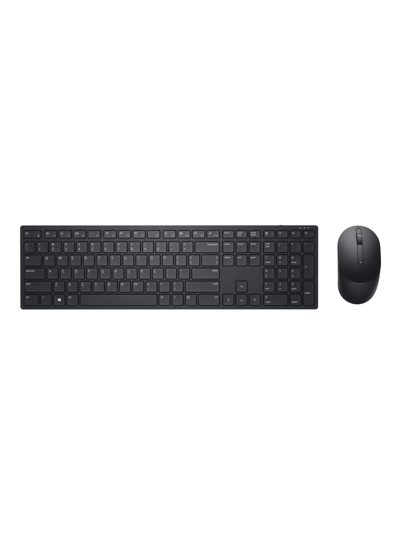Dell | Pro Keyboard and Mouse | KM5221W | Keyboard and Mouse Set | Wireless | Batteries included | Wireless connection | EE | Black 1