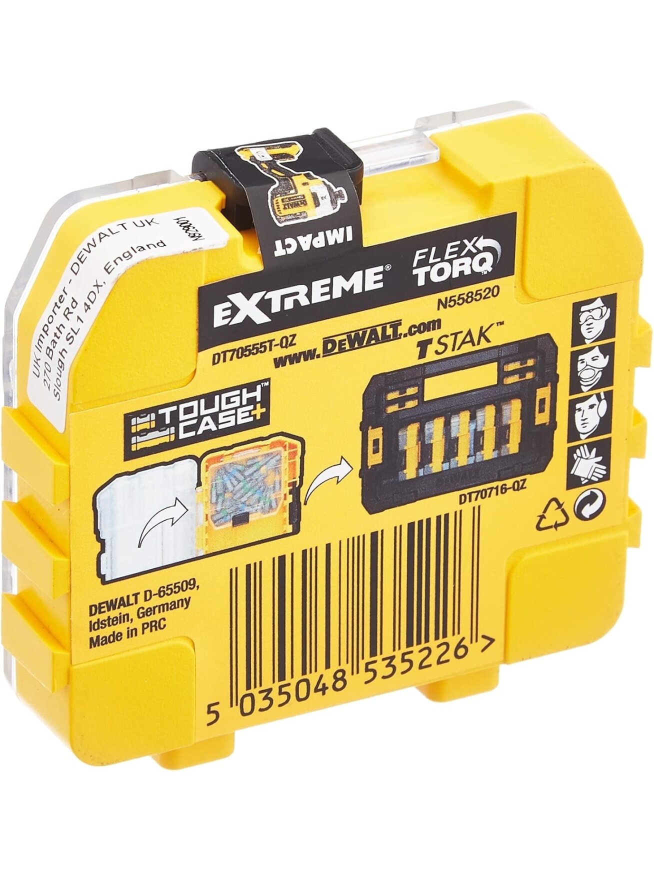 DEWALT DT70555T-QZ Extreme FLEXTORQ 25pc Set PH2 25mm in Small Bulk Storage Case 1 DEWALT DT70555T-QZ Extreme FLEXTORQ 25pc Set PH2 25mm in Small Bulk Storage Case 1