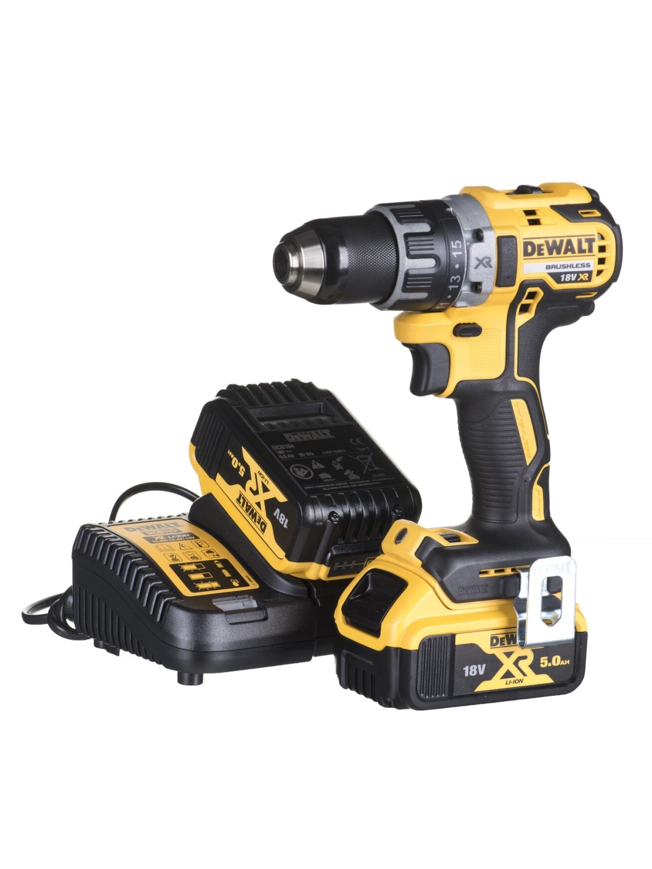 DEWALT Spinner-Drill | DCD791P2-QW | 18 V | 2x5 Ah | Lithium-Ion (Li-Ion) DEWALT Spinner-Drill | DCD791P2-QW | 18 V | 2x5 Ah | Lithium-Ion (Li-Ion)