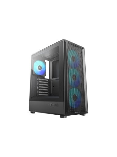 Deepcool Case | CC550 4F | Mid Tower | ATX PS2 (maximum length: 180 mm) | Black Deepcool Case | CC550 4F | Mid Tower | ATX PS2 (maximum length: 180 mm) | Black