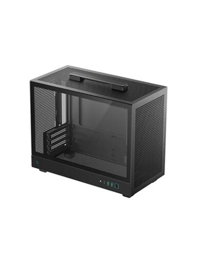 Deepcool Case | CH160 Plus | Black | Mini-ITX