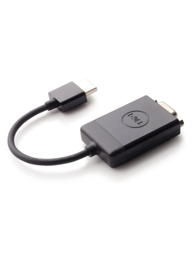 Dell | Adapter HDMI to VGA | 470-ABZX | Black | HDMI - Male | HD-15 (VGA) - Female